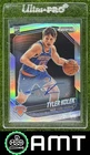 Tyler Kolek RC 2024-25 Panini Prizm Black Auto Silver Prizms Knicks
