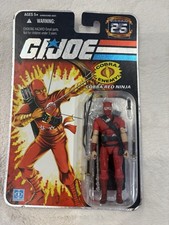 Hasbro G.I. Joe 25th Anniversary Cobra Red Ninja Action Figure w  Sword & Axe