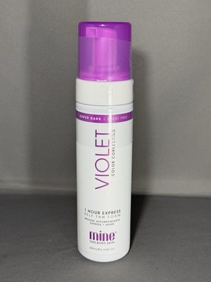 MineTan Super Dark Violet Self Tan Foam 200ml New