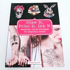 Draw It Print It Ink It Pepper Baldwin PB Temporary Tattoo Templates Free Post