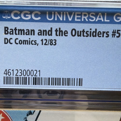 Batman Outsiders 5~CGC 9.6~New Teen Titans~CUSTOM LABEL🏷️~🔥Pérez AT HIS BEST🔥 - Picture 3 of 12