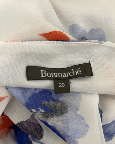 Bon Marche Größe 20 Kleid Gummibund gefüttert Sommer Party Abend 1642 - Bild 4 von 4