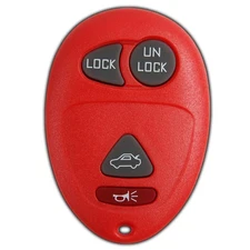 Key Fob Remote Replacement for 2001-2007 GM 10335588 L2C0007T Red