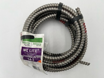 AFC Cable Systems 14/3 MC Metal Clad Cable 25FT