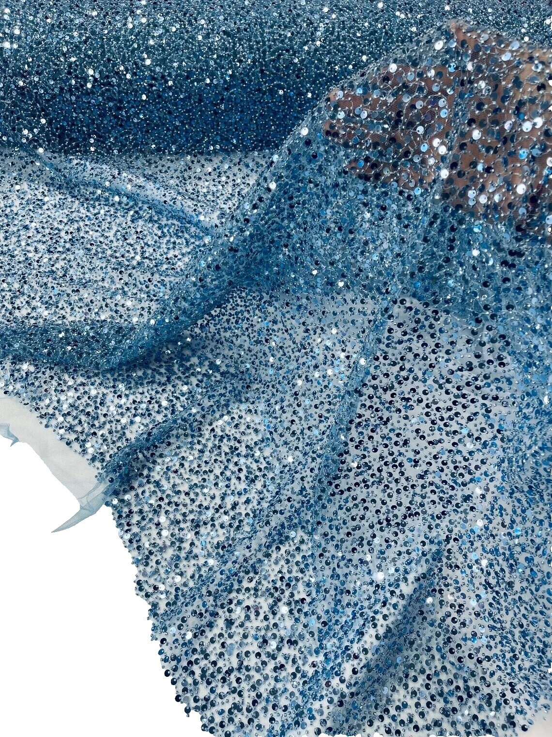 Sequin Solid Pattern Apparel-Loungewear Craft Fabrics