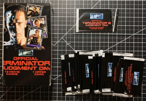 1991 Impel Terminator 2 - Empty Display Box + Empty Card Packs - Picture 1 of 6