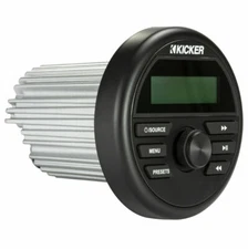 Kicker 46KMC2 Weather-Resistant Gauge Mount Style Media Center Receiver