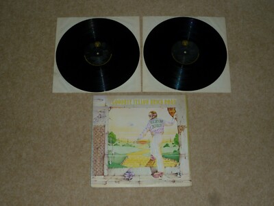 ELTON JOHN GOODBYE YELLOW BRICK ROAD TRANSLUCENT RED VINYL DOUBLE ALBUM RECORD