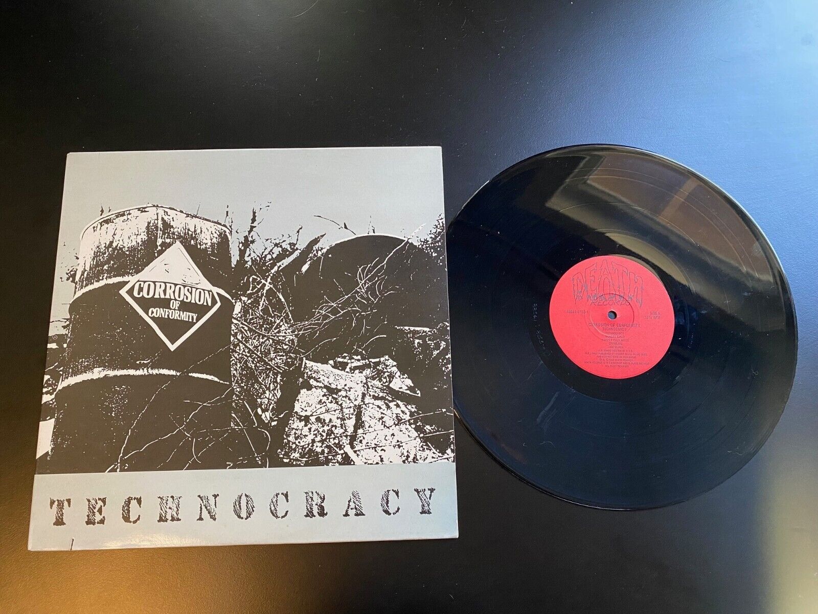 Corrosion Of Conformity - Technocracy LP trash metal punk hardcore Death Records