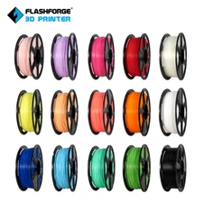Flashforge 3D Printer Filament PLA/ABS PRO/PETG PRO 1.75mm 0.5kg/1kg Spool Tape