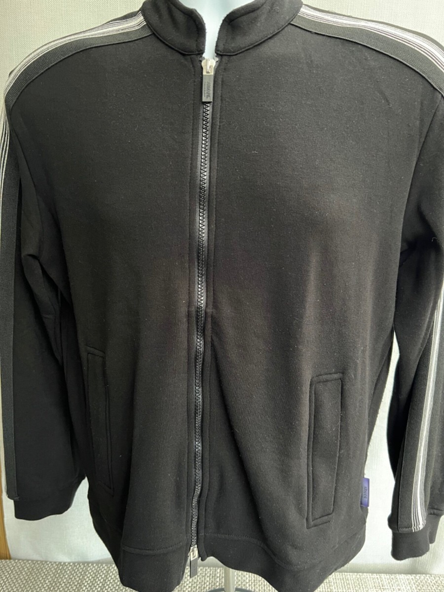 00s Armani Collezioni ジップアップジャケット ブラック Men's Armani Collezioni Active Black Zip-Up Jacket | eBay