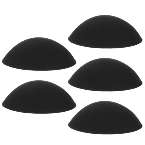  5 Pairs Foam Bra Cups Plus Size Round Pads Breastpads Insert - Picture 1 of 8
