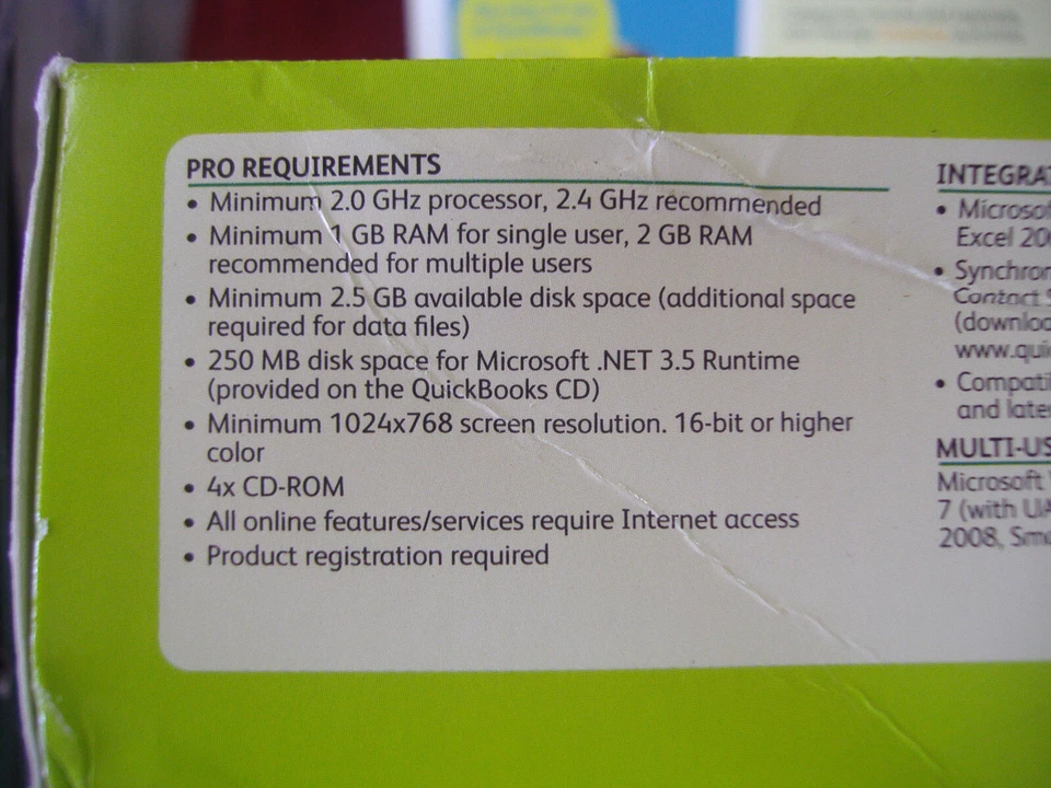 INTUIT QUICKBOOKS PRO 2011 FOR WINDOWS FULL RETAIL USA VERSION= NEW SEALED BOX= - Image 3 of 4