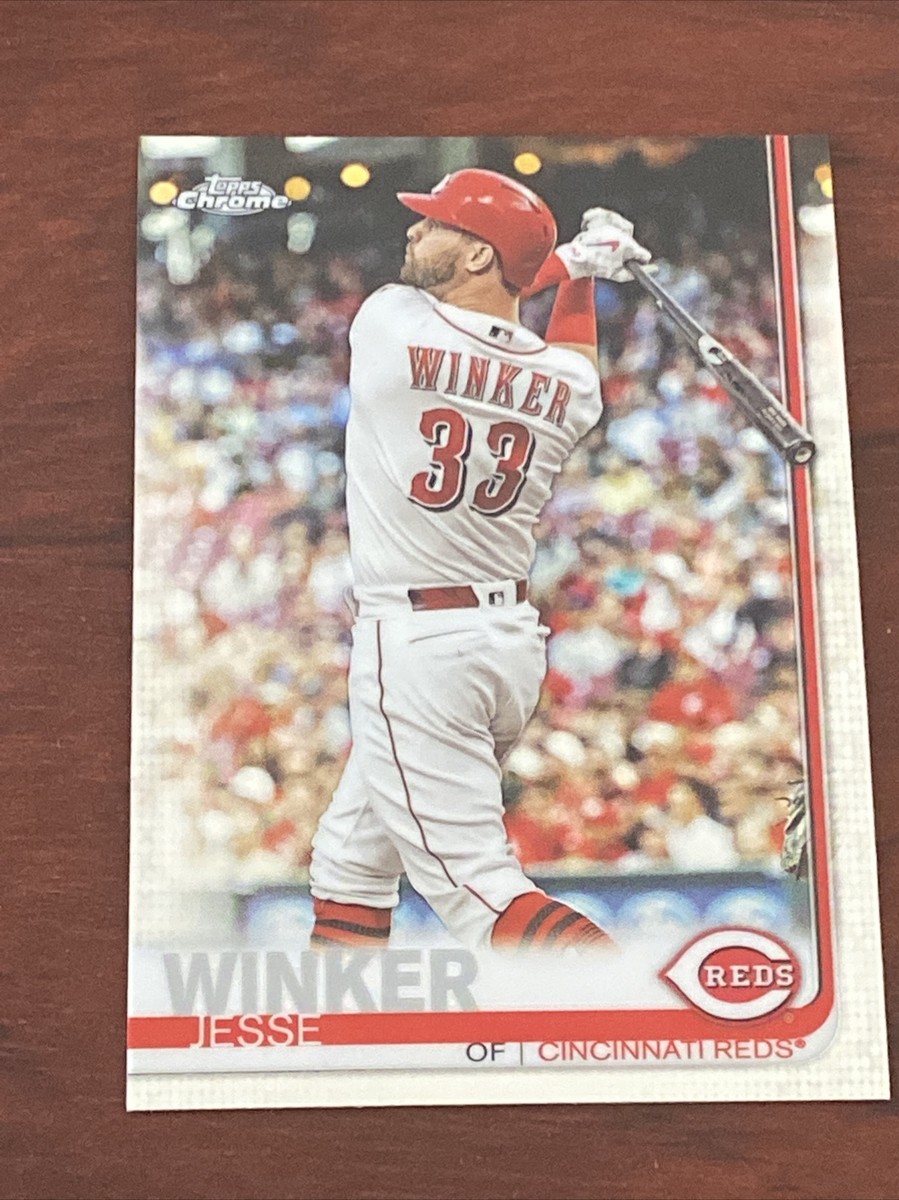 2019 Chrome #61 Jesse Winker Reds B2255 | eBay