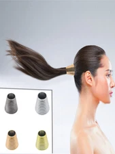 Imitation Metal Ring Toothed Ponytail Buckle Versatile Headband Fashionable