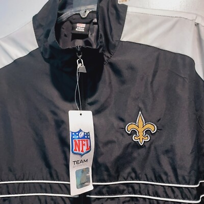 NFL New Orleans Saints ウィンドブレーカー NFL New Orleans Saints Windbreaker Jacket NFL Team Apparel Reebok