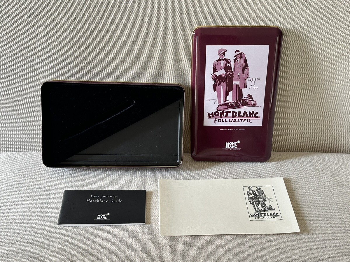 Mont Blanc Fullhalter Meisterstuck Tin Box Only with Booklet