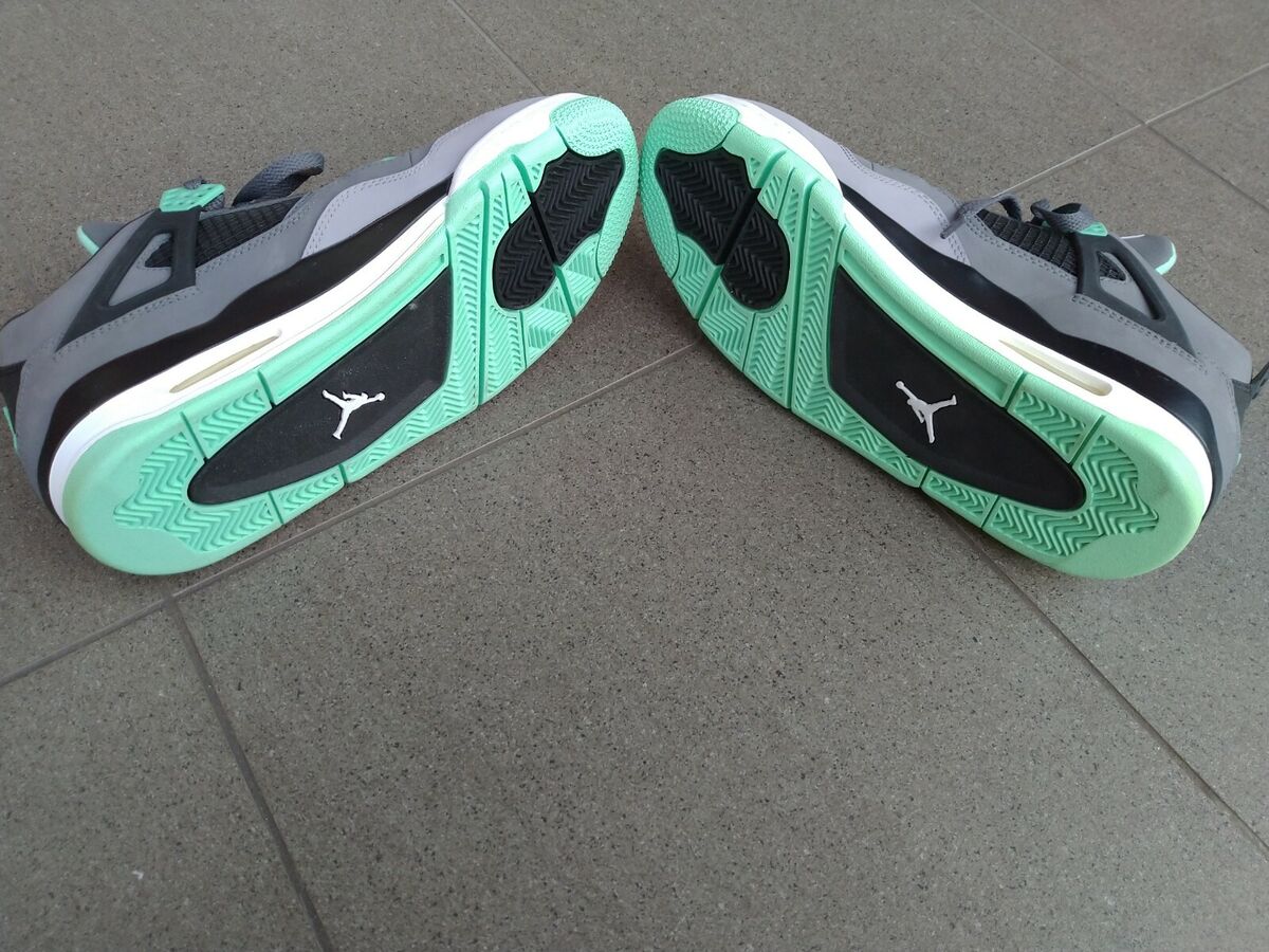Nike Air Jordan 4 Retro Green Glow Mens US 9 | eBay Nike Air Jordan 4 Retro Green Glow Mens US 9 | eBay