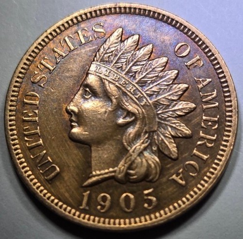 1905 Indian Head Penny Uncirculated RED *SHARP*