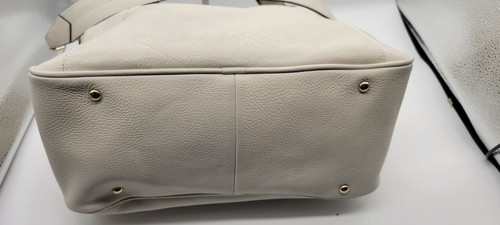 Aimee Kestenberg Let's Ride Convertible Leather Satchel Handbag VANILLA ICE - Picture 6 of 11