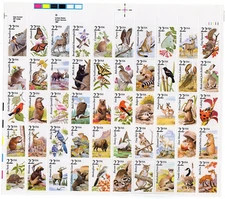 Scott #2335a (2286-2335) North American Wildlife Sheet of 50 Stamps - MNH