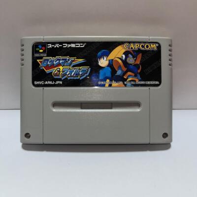 Rockman & Forte Super Famicom SFC Capcom Japan Rar