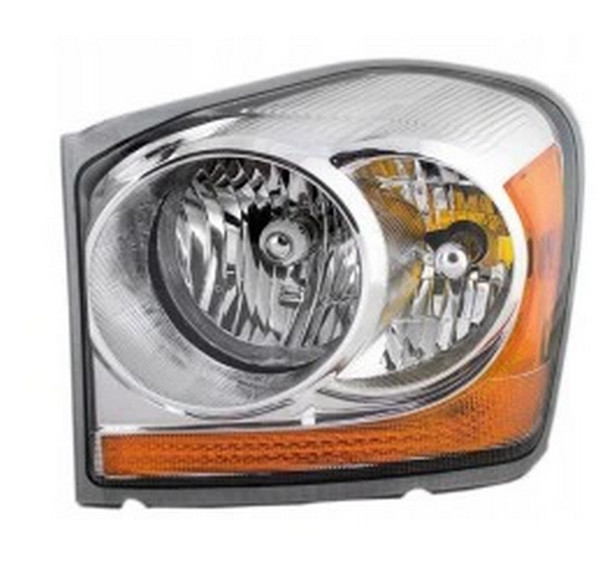 Headlight Left H13 Silver for Dodge Durango 2004-2005 New!