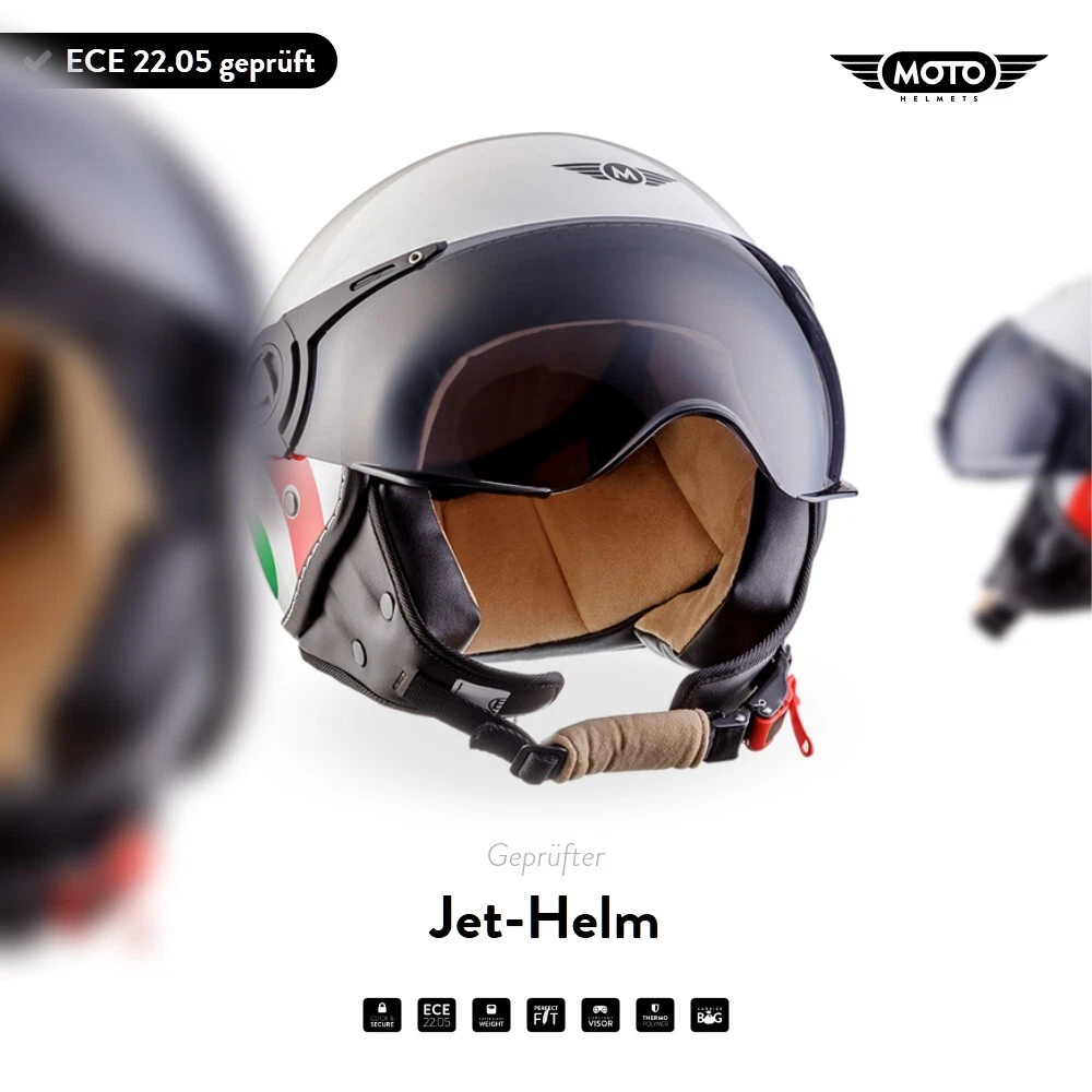 JET VESPA RETRO SCOOTER OPEN FACE Motorcycle MOTO Helmet H44 Italy XS S M L XL eBay