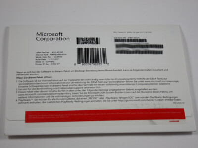 Windows 10 Home x64, SB-Vollversion, englisch - neu, SKU: KW9-00139