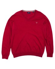 Gant Classic V Neck Jumper Size L