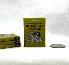 1:6 Scale DR. JEKYLL AND MR. HYDE Book Readable Illustrated Book Monster Horror