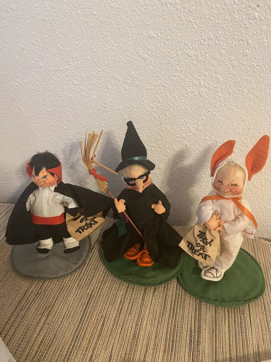 Vintage Annalee Dolls Halloween Trick or Treat Decorations