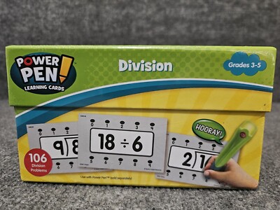 Teacher Created Resources Power Pen Learning Cards DIVISION
