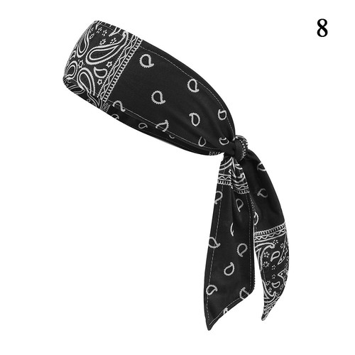Pure Color Hair Back Band Sports Headband Men Women Bandana Wrap Sweatband New - Picture 30 of 35