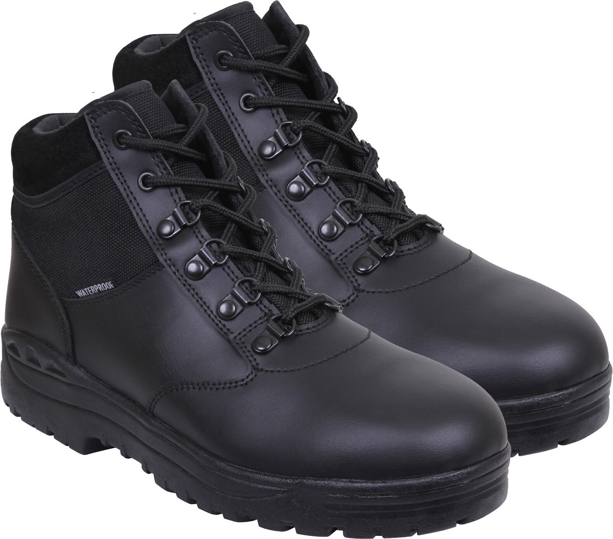 Rothco Forced Entry Combat Boots Men Size 16 Black Tactical Boot Lace-Up Rothco Black Forced Entry Tactical Side Zipper Boots 8 main image 3