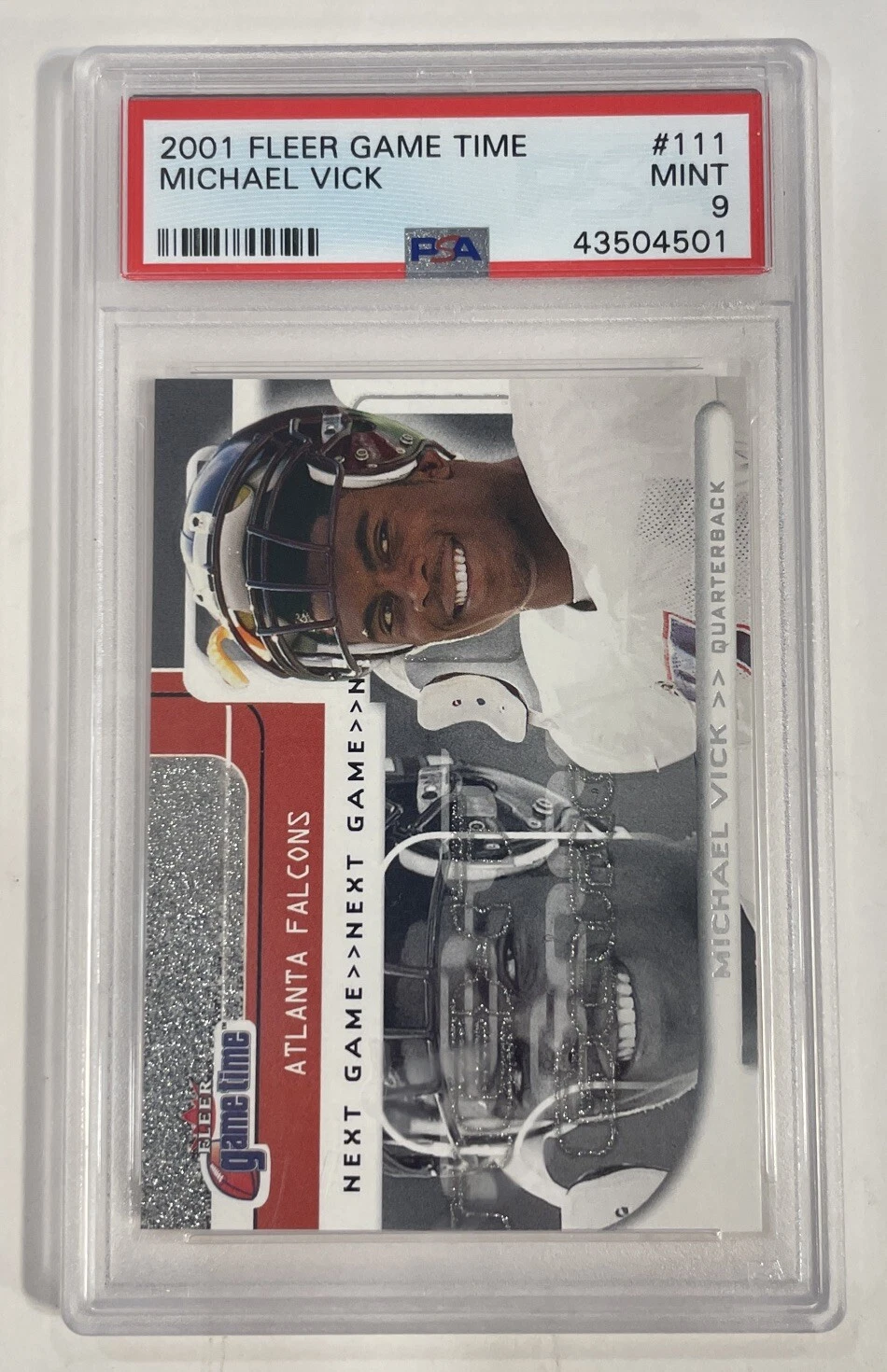 Michael Vick Fleer Game Time #111 Base