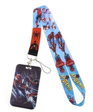 Spiderman Superhero Themed Lanyard ID Badge Holder Keychain Neck Strap