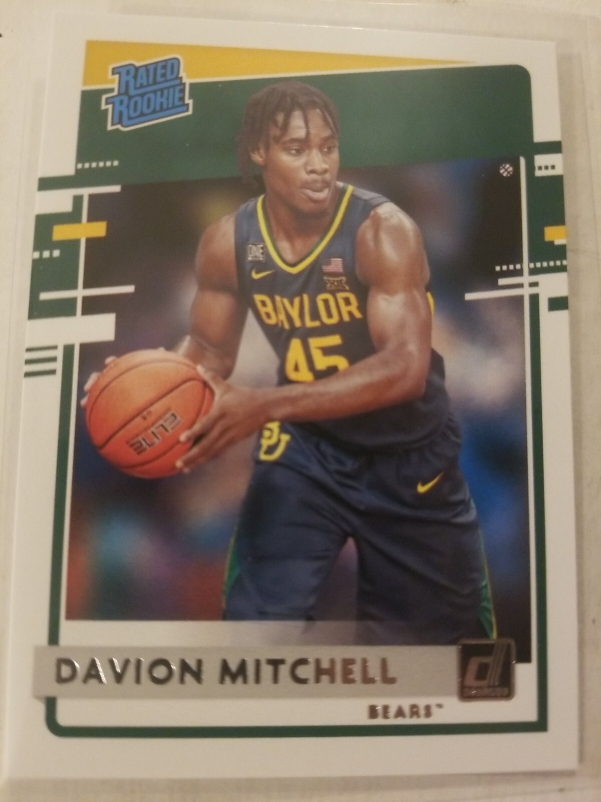 2021 Panini Chronicles Donruss Draft Picks Davion Mitchell Rated Rookie #35 BU