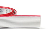 30cm 1ft 10-Wire Way 10pin Ribbon Cable Grey/ Flat Cable AWM2651 300V 105 C