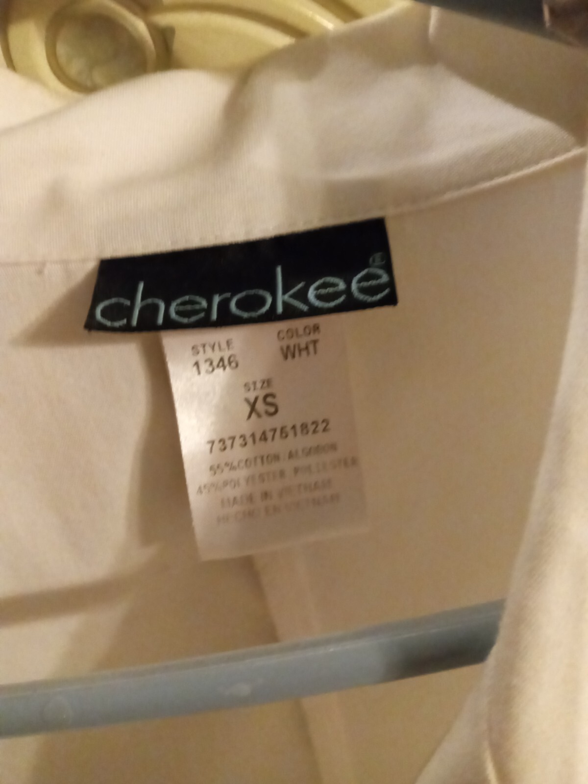 Cherokee XS White Lab Coat eBay