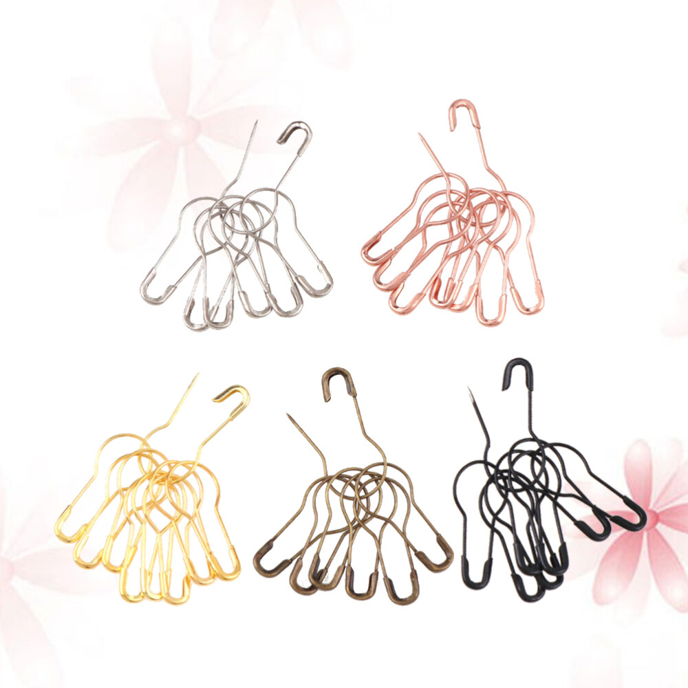 500PCS Craft Gourd Pin Nappy Pin Small Safety Pin Decorative Safety Pin