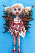 Cloth Folk Art Doll Pattern "Sheyla" By Susan Barmore