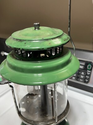 Vintage Green AFC Ashflash Gasoline Lantern Model 1022 Untested AS