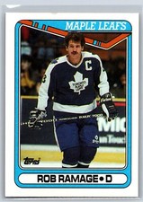 1990-91 Topps Rob Ramage Toronto Maple Leafs #317