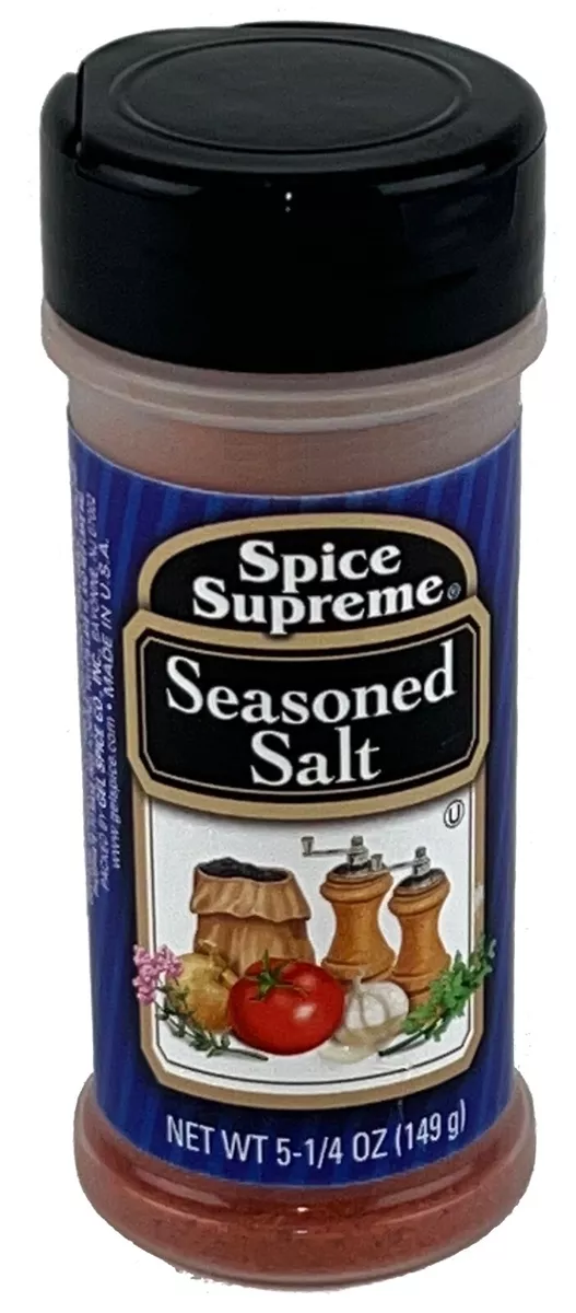 Spice Supreme® SEASONED SALT new & fresh USA MADE seasoning spices