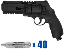 NEW T4E .50 Cal TR50 Paintball Revolver For Home Defense - Basic Kit 3