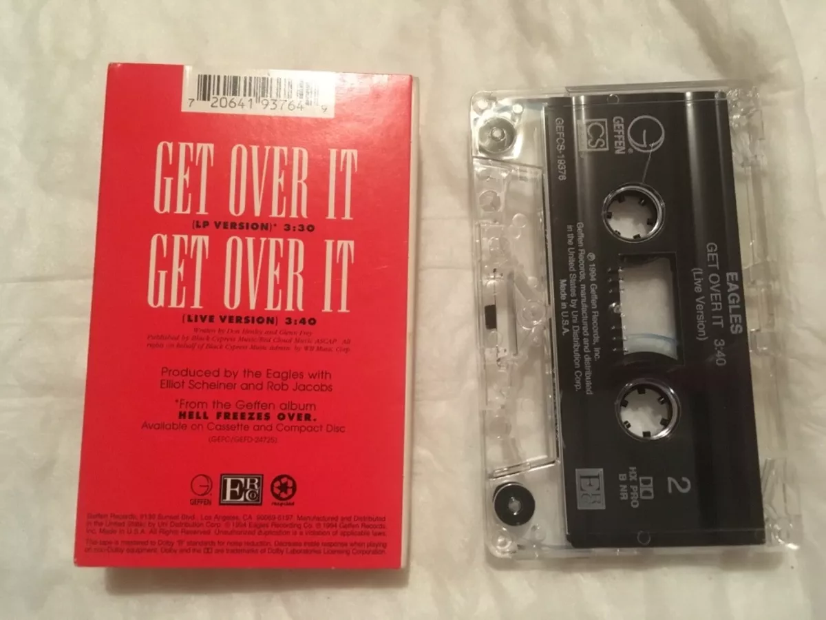 EAGLES - Get Over It / Get Over It (Live)- Cassette Tape