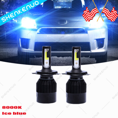 For Scion xD 2008-2014 C9 8000K H4 9003 HB2 LED Headlight Hi Low Dual Beam Bulbs