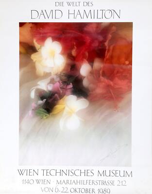 David Hamilton, Wien Technisches Museum, Poster, signed in pencil and stamped