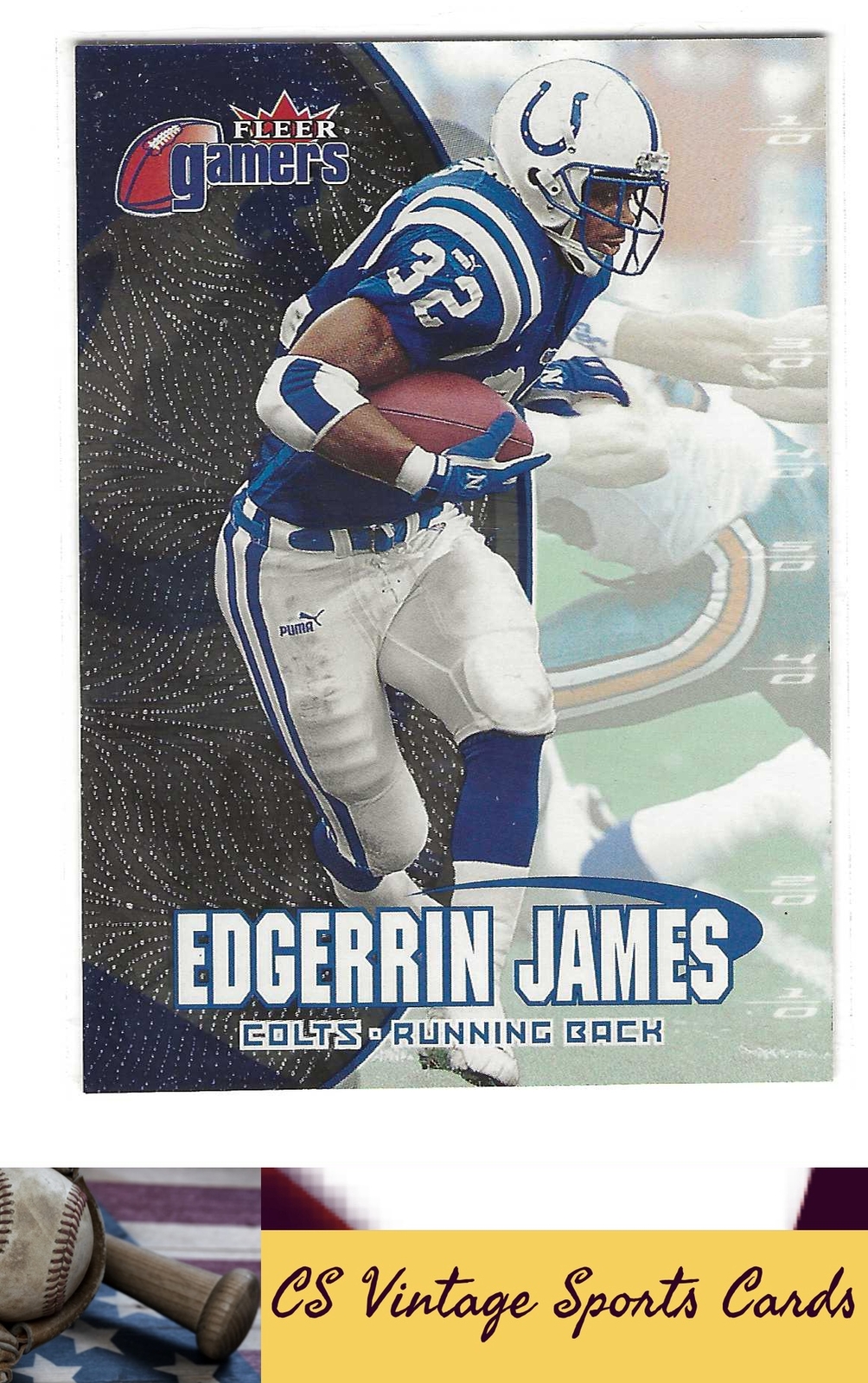 2000 Fleer Gamers #1 Edgerrin James